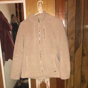 Calvin Klein Zip Front Teddy Bear Jacket, Size S